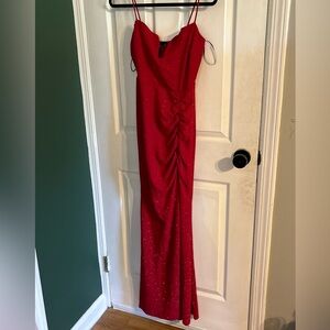 red glittery windsor prom dress women's large